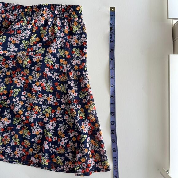 Banana Republic Women's Mini Skirt Size Small Y2k Preppy Floral Girly Prairie - Picture 5 of 6